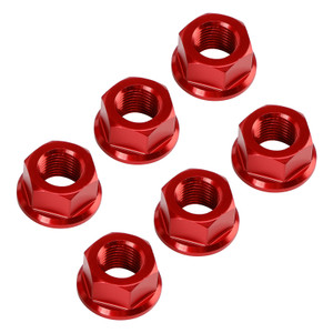 2016-2024 Ducati Diavel 1260 XDiavel Rear Sprocket Carrrier Flange Nuts Set M10x1.0 Red Generic