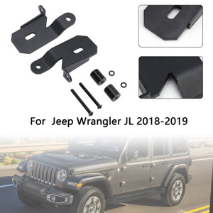 2018-2019 Jeep Wrangler JL A-Pillar Black Light Mount Brackets 7318 Generic