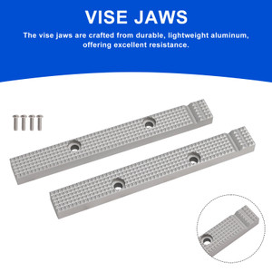An Fitting Vise Jaw for most Older USA Models 6 1/2" Reversable Gray Vises for Craftsman