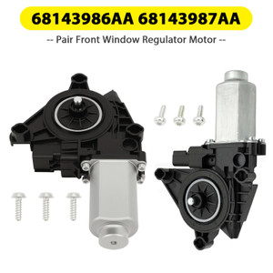 2011-2023 Chrysler 300 Front Left+Right Side Window Regulator Motor 68143986AA Generic