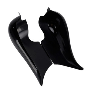 2009+ Touring Street Glide & Road Glide Stretched Tank Cover Fairing Black Generic