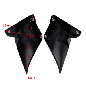2009-2013 Touring Models Road King Road Glide Stretched Extended Side Cover Panel Gloss Black Generic
