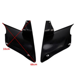 2014-2022 Touring Road Glide King Stretched Extended Side Covers Gloss Black Generic