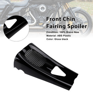 2017+ Touring Road Street Glide Electra Glide M8 Front Chin Fairing Spoiler Gloss Black Generic
