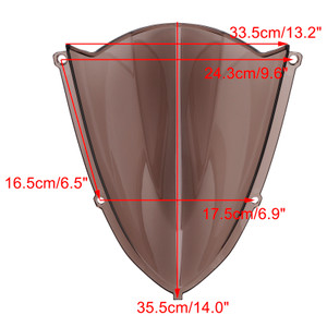 2024-2025 Aprilia RS457 Windshield WindScreen Smoke Generic