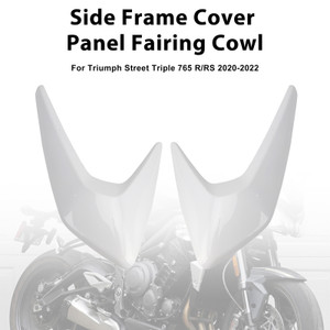 2020-2022 Triumph Street Triple 765 R/RS Side Frame Cover Panel Fairing Cowl White Generic