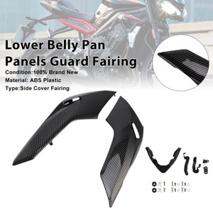 2020-2022 Triumph Street Triple 765 R/RS Lower Belly Pan Panels Guard Fairing Carbon Generic