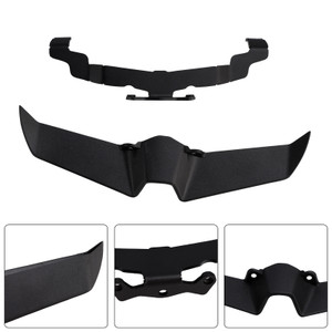 2022-2024 Yamaha MT-10 Front Wing Frontal Spoilers Headlight Fairing Black Generic