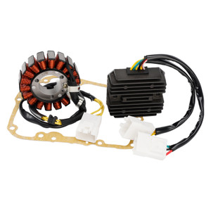 2007-2012 Honda FES125 FES150 S-Wing Magneto Coil Stator+Voltage Regulator+Gasket Assy 31120-KRJ-791 Generic