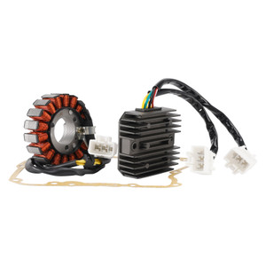 2007-2012 Honda FES125 FES150 S-Wing Magneto Coil Stator+Voltage Regulator+Gasket Assy 31120-KRJ-791 Generic