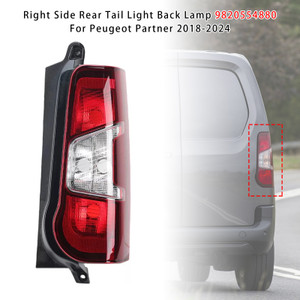 2018+ Vauxhall Combo Right Side Rear Tail Light Back Lamp 9820554880 Generic