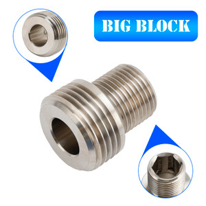 Big Block Oil Filter Insert Adapter BBF 429 460 385 series 400M for Ford