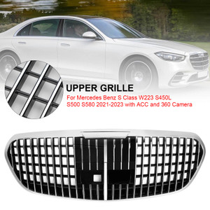Maybach Style Grille Grill Fit Mercedes Benz S Class W223 S450L S500 S580 2021+
