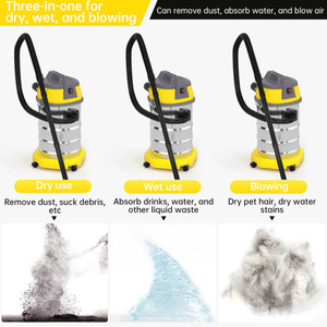 Wet Dry Vacuum Cleaner, 10 Gallon 3200w 8 Peak Stainless Steel Shop Vacuum Wet and Dry, with Filter and Attachments for House Garage Workshop Car