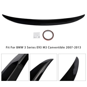2007-2013 BMW 3 Series E93 2-Dr Convertible Rear Boot Spoiler Gloss Black Generic