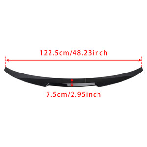 2020-2025 BMW G80 M3 Sedan Models Rear Boot Spoiler Gloss Black M4 Style Generic