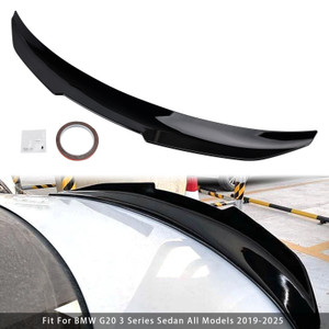 2020-2025 BMW G80 M3 Sedan Models Rear Boot Spoiler Gloss Black PSM Style Generic