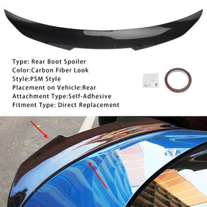 2014-2020 BMW F36 4 Series 4 Door Gran Coupe Models Rear Boot Spoiler Carbon Fiber Look PSM Style Generic