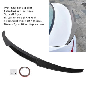 2014-2020 BMW F36 4 Series 4 Door Gran Coupe Models Rear Boot Spoiler Carbon Fiber Look M4 Style Generic
