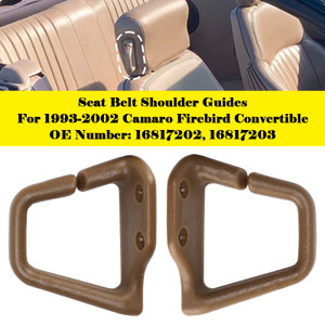1993-2002 Camaro Firebird Convertible Tan Seat Belt Shoulder Guides HT7203/7202 Generic