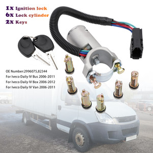 2006-2012 Ignition lock + 6x locking cylinder + key 2996075 Generic