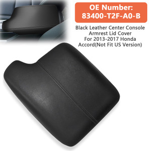 2013-2017 Honda Accord Black Leather Center Console Armrest Lid Cover 83400-T2F-A0-B Generic