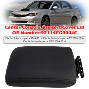2009-2014 Subaru Impreza/GT/WRX Center Console Armrest Cover Lid 92114FG000JC Generic