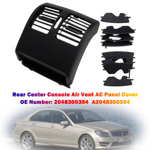 2007-2014 Mercedes Benz C-Class W204 Rear Center Console Air Vent AC Panel Cover Black 2048300354 Generic