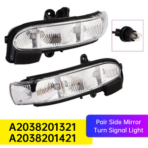 Mercedes-Benz  G-Class W463 Facelift Pair Side Mirror Turn Signal Light A2038201321 A2038201421 Generic