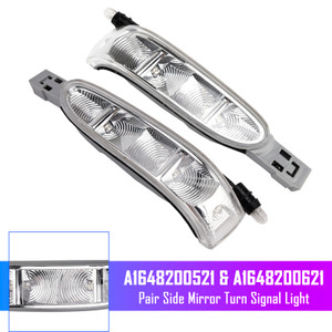 2005-2008 Mercedes-Benz ML W164 GL X164 Pair Side Mirror Turn Signal Light A1648200521 A1648200621 Generic