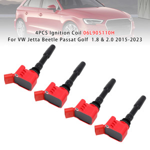 2014-2022 Audi Q3 Q5 S3 TT TTS 4PCS Ignition Coil 06L905110H Generic