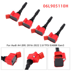 2014-2022 Audi Q3 Q5 S3 TT TTS 4PCS Ignition Coil 06L905110H Generic