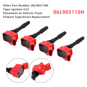 2014-2022 Porsche Macan 2.0 Turbo 4PCS Ignition Coil 06L905110H Generic