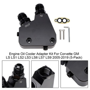 2005-2019 GM, LS1, LS2, LS3, LS6, LS7, LS9, LSX, Gen IV engines Engine Oil Cooler Adapter Kit Generic