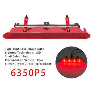 2000-2008 Peugeot 307 Hatchback Rear High Level Brake Light 6350P5 Generic