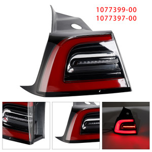 2017-2023 Tesla Model 3 LED Tail Lamp Outer Rear Left Tail Light 3 Pin 1077399-00 Generic