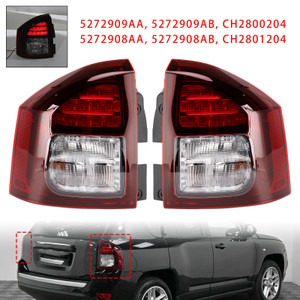 2014-2017 Jeep Compass Left+Right Rear Tail Light Rear Lamp Assembly 5272909AA 5272909AB Generic