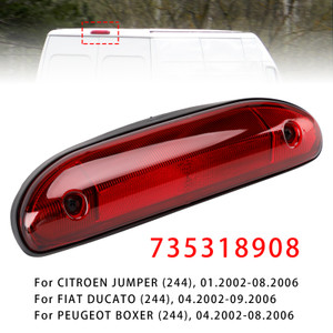 2002-2006 FIAT DUCATO (244) LED Third Brake Light Stop Lamp 735318908 Red Generic