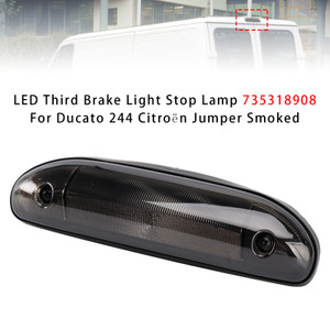2002-2006 PEUGEOT BOXER (244) LED Third Brake Light Stop Lamp 735318908 Smoke Generic