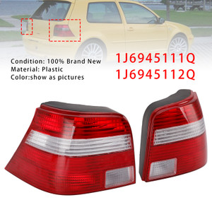 1997-2005 VW Golf Mk4 Hatchback Left+Right Tail Light Lamp J6945111Q 1J6945112Q Red Generic