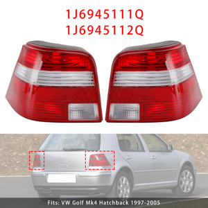 1997-2005 VW Golf Mk4 Hatchback Left+Right Tail Light Lamp J6945111Q 1J6945112Q Red Generic