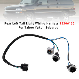 2000-2006 Suburban 1500 2500 Tahoe Yukon XL 1500 2500 Rear Left Tail Light Wiring Harness 15306135 Generic