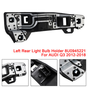 2012-2018 AUDI Q3 Halogen Left Rear Light Bulb Holder 8U0945221 Generic