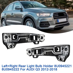 2012-2018 AUDI Q3 Halogen Left+Right Rear Light Bulb Holder 8U0945221 8U0945222 Generic