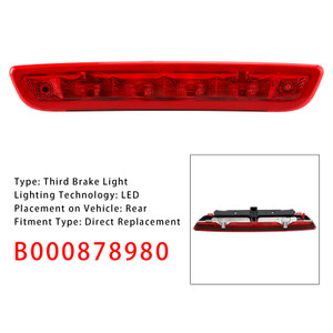 2013-2021 Peugeot 108 3RD Third Brake Light B000878980 Red Generic