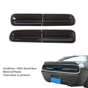 2015-2023 Dodge Challenger Smoked Tail Light Covers Light Exterior Accessories Generic