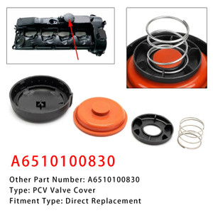 Mercedes Viano Sprinter GLC-class PCV Valve Cover A6510100830 Generic