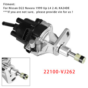 1999 Up Nissan D22 Navara L4 2.4L KA24DE Ignition Distributor 22100-VJ262 Generic