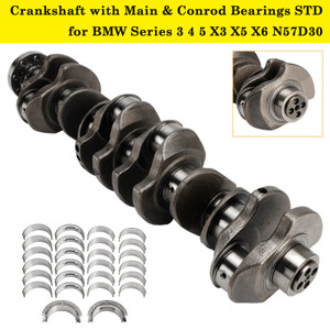 2009-2019 BMW Series 3 4 5 6 7 Crankshaft with Main & Conrod Bearings STD 11217799970 11217809375 Generic