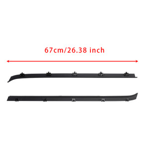 1981-1991 Jimmy 4PCS Car Window Weatherstrip Molding Trim Belt+2 Window Seals Generic